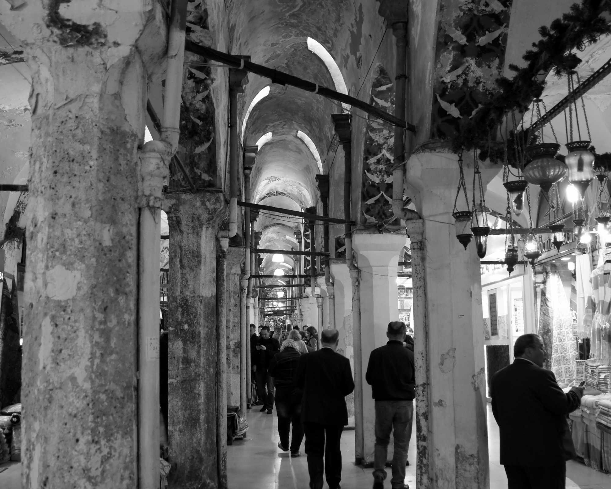 Columns Inside The Grand Bazaar